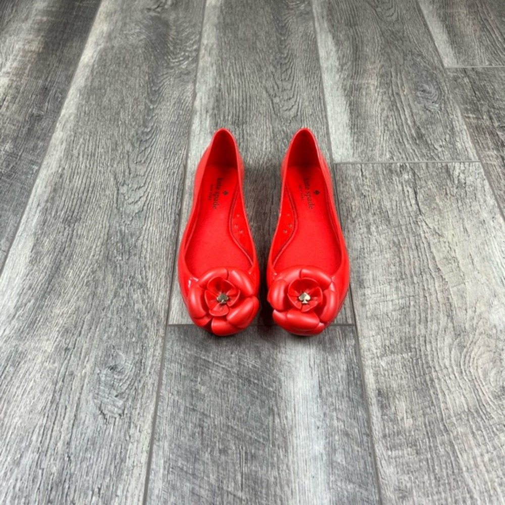 Kate Spade Red Jelly‎ Flats